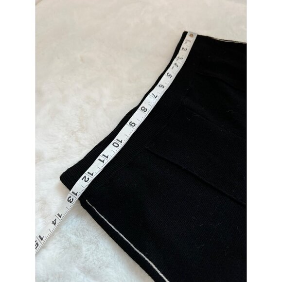 NWOT CLUB MONACO Size S Full Milano Pants with side stripe Black MSRP $165 - Picture 6 of 15